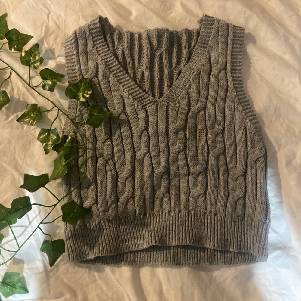 Grey Sweater Vest